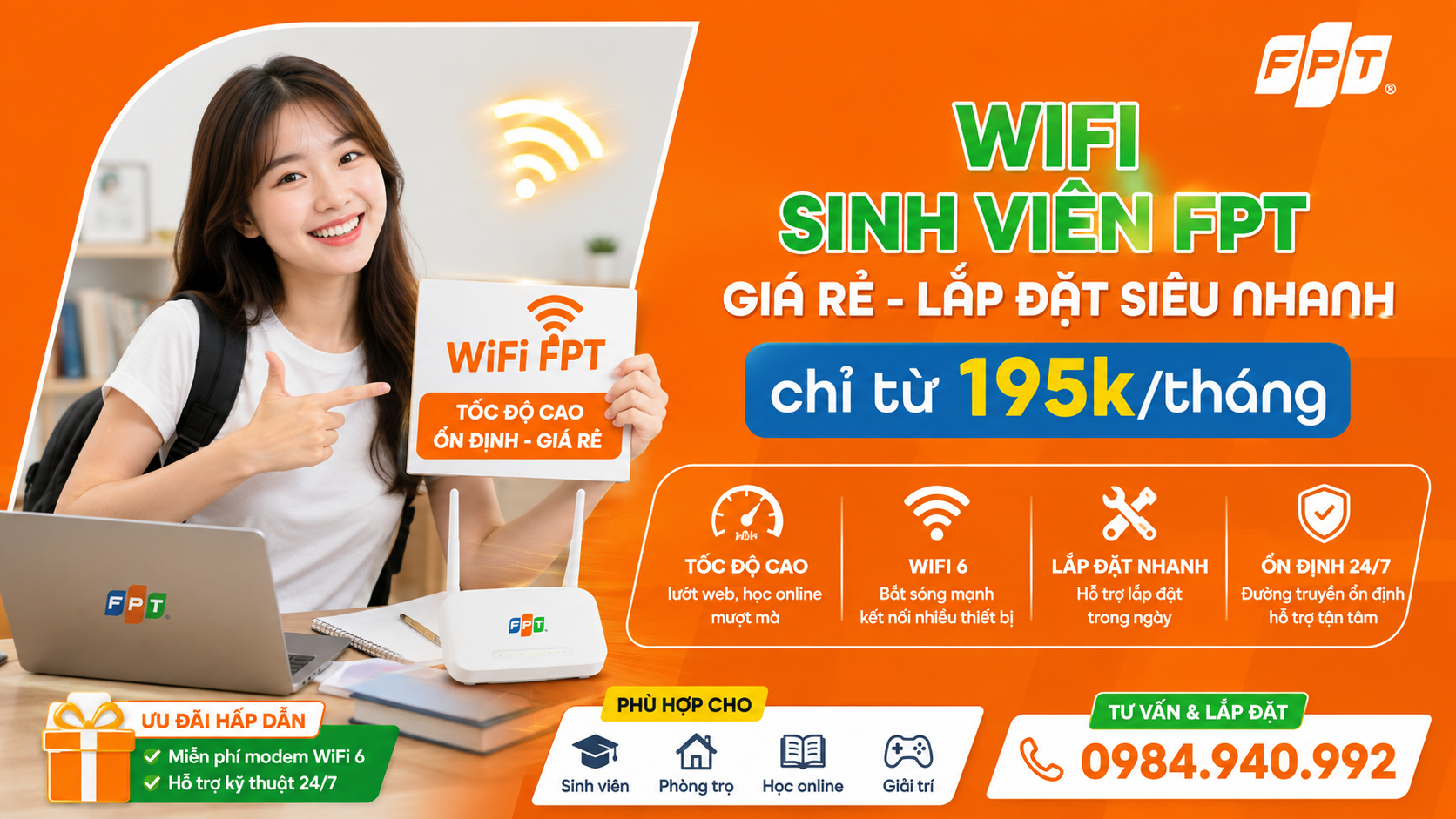 Wifi Học Sinh Sinh Viên